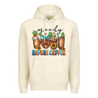 Sandshell moody before coffee Premium Hoodie - MaliasSmallBusiness