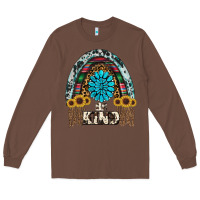 Chestnut western rainbow  be kind Long Sleeve Tee - RanaPortraitStore