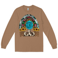 Toasted Coconut western rainbow  be kind Long Sleeve Tee - RanaPortraitStore