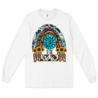 White western rainbow  be kind Long Sleeve Tee - RanaPortraitStore