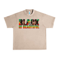French Oak black is beautiful juneteenth Urban Heavy Tee - texasbilliewilder