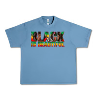 Pebble Blue black is beautiful juneteenth Urban Heavy Tee - texasbilliewilder