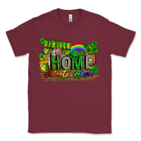 Burgundy home sweet home Classic Tee - FaDigitalArtStudio
