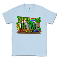 Dusty Blue home sweet home Classic Tee - FaDigitalArtStudio