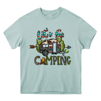 Arona let's go camping Heavy Core Tee - CowhideDigitalArt