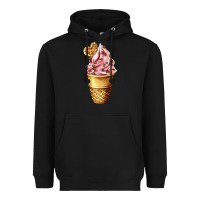 Ice Cream Fast Food Heavyweight Hoodie | Teevron