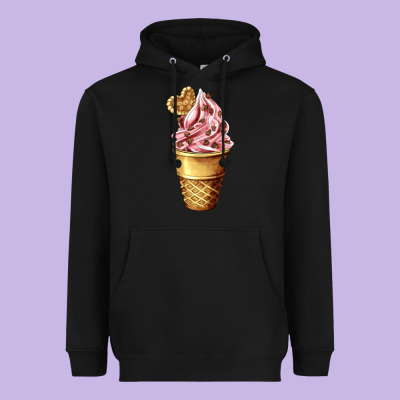 Ice Cream Fast Food Heavyweight Hoodie Designed By Adodesignshop