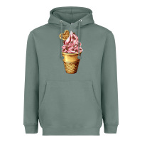 Sage ice cream fast food Heavyweight Hoodie - AdoDesignShop