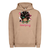 Pigment Burro Afro Messy Bun Nursing Bbs Urban Hoodie - BundleAndBundleShop