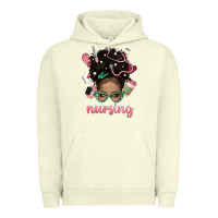 Pigment Pistachio Afro Messy Bun Nursing Bbs Urban Hoodie - BundleAndBundleShop