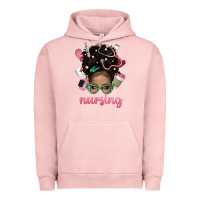 Pigment Salmon Afro Messy Bun Nursing Bbs Urban Hoodie - BundleAndBundleShop