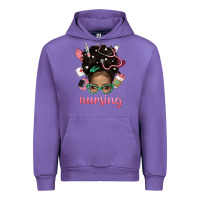 Tulip Afro Messy Bun Nursing Bbs Urban Hoodie - BundleAndBundleShop