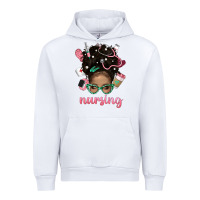 White Afro Messy Bun Nursing Bbs Urban Hoodie - BundleAndBundleShop