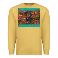Antique Gold dachshund Premium Sweatshirt - BarkalooDesign
