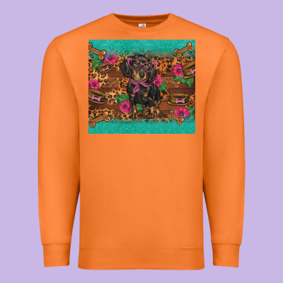 Dachshund Premium Sweatshirt Designed By Barkaloodesign