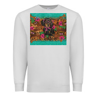 Dove Grey dachshund Premium Sweatshirt - BarkalooDesign