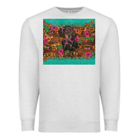 Oatmeal Heather dachshund Premium Sweatshirt - BarkalooDesign