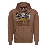 Chestnut proud mom official of an teenager Zipper Hoodie - CowhideDigitalArt