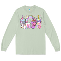 Matcha unicorn coffee cups Long Sleeve Tee - Zillion Design Studio