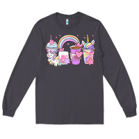 Smoke unicorn coffee cups Long Sleeve Tee - Zillion Design Studio