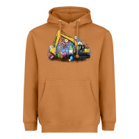Meerkat easter excavator gnome egg leopard Heavyweight Hoodie - Artiststas