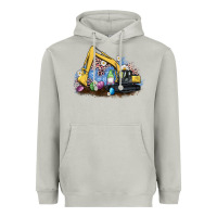 Moon Dust easter excavator gnome egg leopard Heavyweight Hoodie - Artiststas