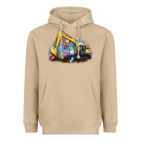Mushroom easter excavator gnome egg leopard Heavyweight Hoodie - Artiststas