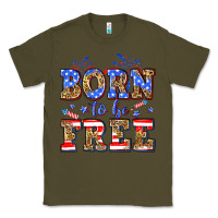 Army Green Born to be free Classic Tee - Neo Western
