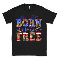 Black Born to be free Classic Tee - Neo Western