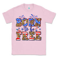 Bubblegum Pink Born to be free Classic Tee - Neo Western