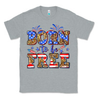 Heather Grey Born to be free Classic Tee - Neo Western