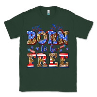 Sports Green Born to be free Classic Tee - Neo Western