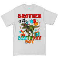 Dove Grey brother of the birthday boy t rex Premium Tee - Artiststas