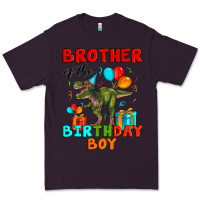 Plum brother of the birthday boy t rex Premium Tee - Artiststas
