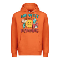 Carrot happiest when i'm reading Premium Hoodie - MaliasSmallBusiness