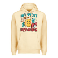 Pina Colada happiest when i'm reading Premium Hoodie - MaliasSmallBusiness