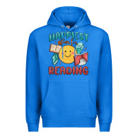 True Royal happiest when i'm reading Premium Hoodie - MaliasSmallBusiness
