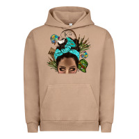 Pigment Burro Lake Camping Afro Messy Bun Bbs Urban Hoodie - BundleAndBundleShop