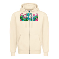 Sandshell cactus and flowers mama libbey glass Zipper Hoodie - HRA Design Shop