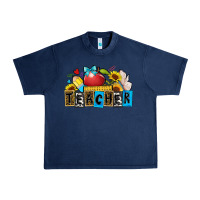 Navy teacher Urban Heavy Tee - Zillion Design Studio