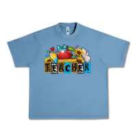 Pebble Blue teacher Urban Heavy Tee - Zillion Design Studio