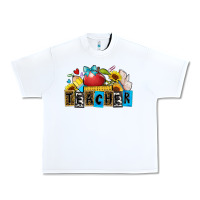 White teacher Urban Heavy Tee - Zillion Design Studio