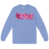Colony Blue Breast Cancer Brave Long Sleeve Tee - texasbilliewilder