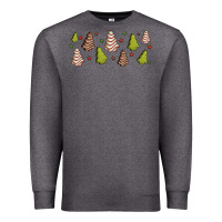 Charcoal Heather Christmas cakes Premium Sweatshirt - Jasminsmagicworld
