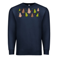 Navy Christmas cakes Premium Sweatshirt - Jasminsmagicworld