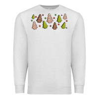 Oatmeal Heather Christmas cakes Premium Sweatshirt - Jasminsmagicworld