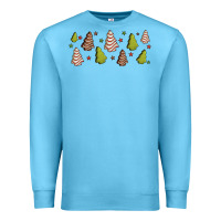 Ocean Blue Christmas cakes Premium Sweatshirt - Jasminsmagicworld