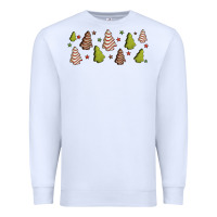 White Christmas cakes Premium Sweatshirt - Jasminsmagicworld