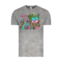 Cloud Rock all i need is coffee and plants Vintage Tee - texasbilliewilder