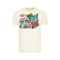 Vintage Arctic all i need is coffee and plants Vintage Tee - texasbilliewilder